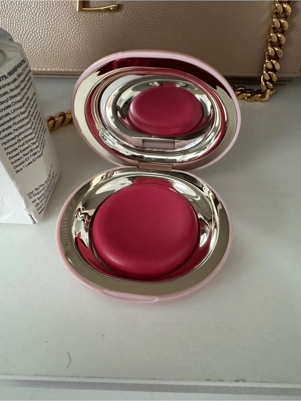 Rare Beauty Cream Blush in Bright Pink
